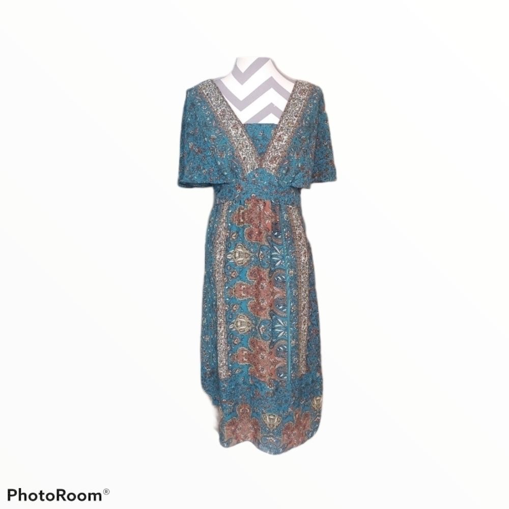 VTG 90S Sheri Martin‎ New York Bohemian Dress